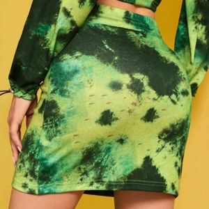 SHEIN Tie Dye Print Drawstring Waste Size Medium